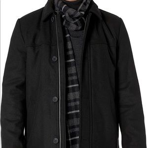 Dockers men’s Weston wool blend scarf coat
